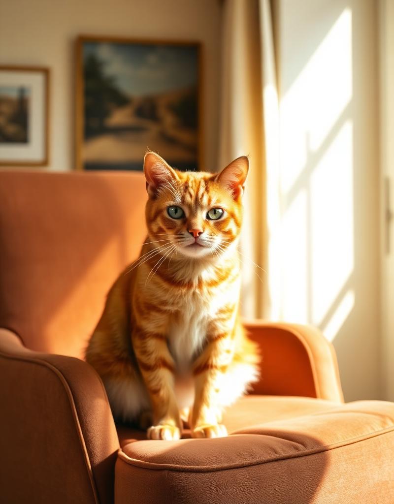 Orange tabby cat
