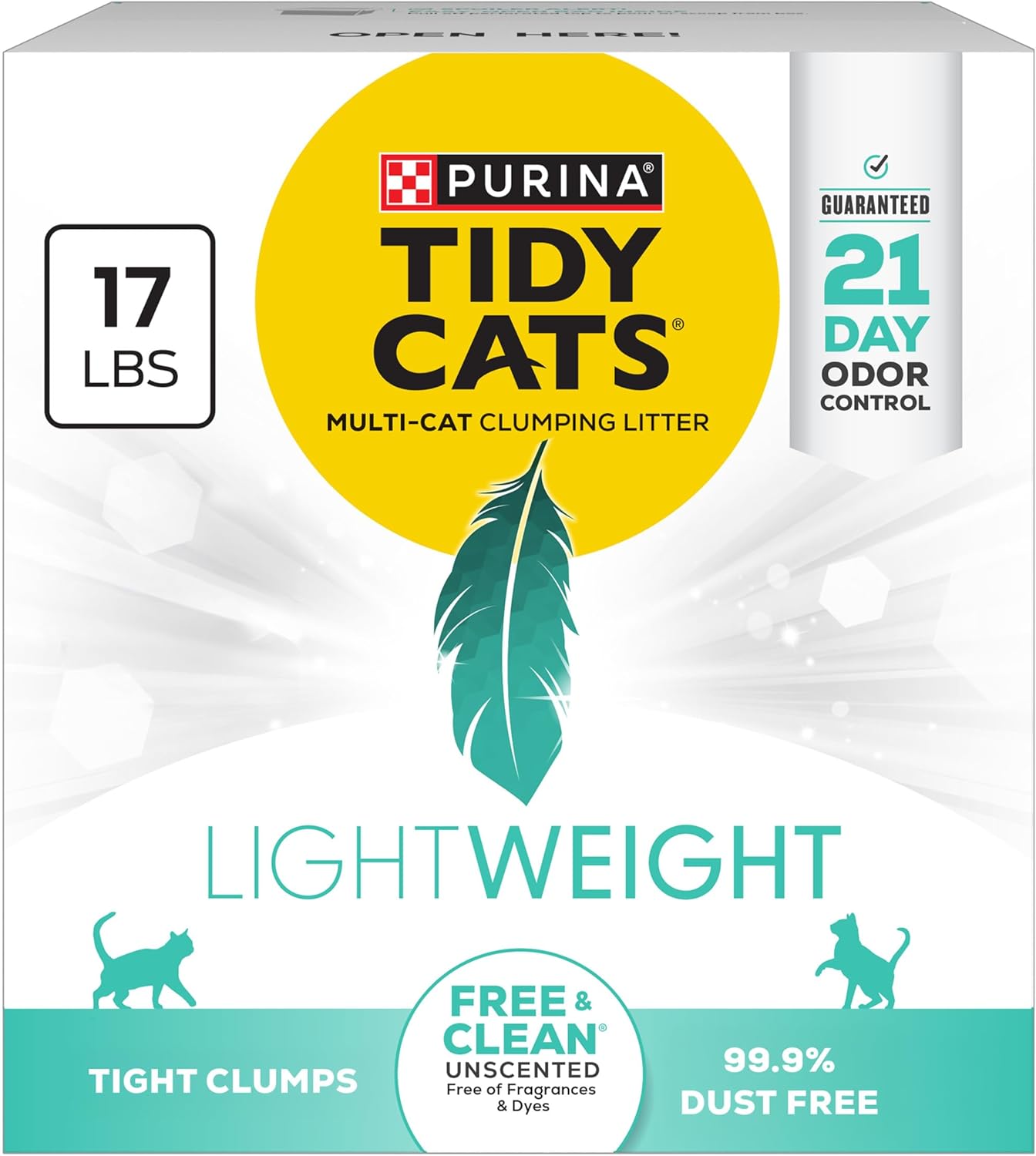 Tidy Cats Lightweight Free and Clean Unscented Cat Litter