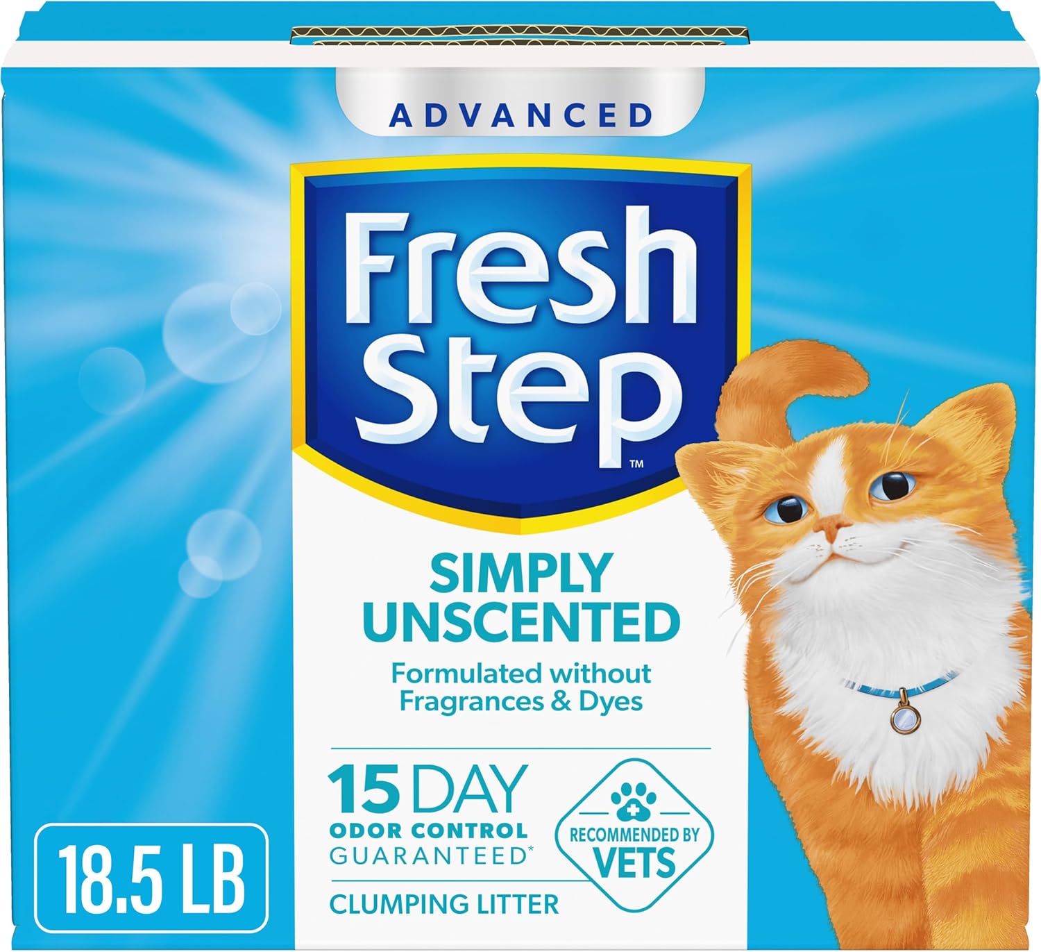 Fresh Step Advanced Simply Unscented Clumping Cat Litter